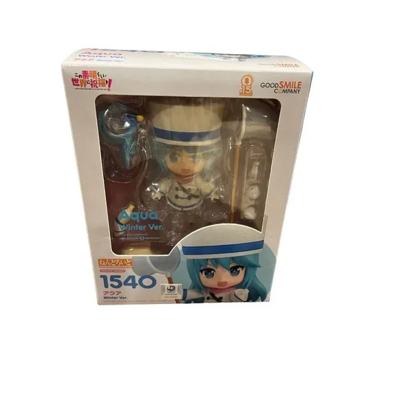Konosuba Nendoroid #1540 Aqua Winter Ver Action Figure Anime